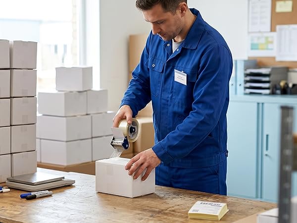 white corrugated box