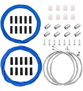 mankk Universal Bicycle Brake Cable and Shift Cable,Bicycle Shift Derailleur Cable & Brake Cable ...