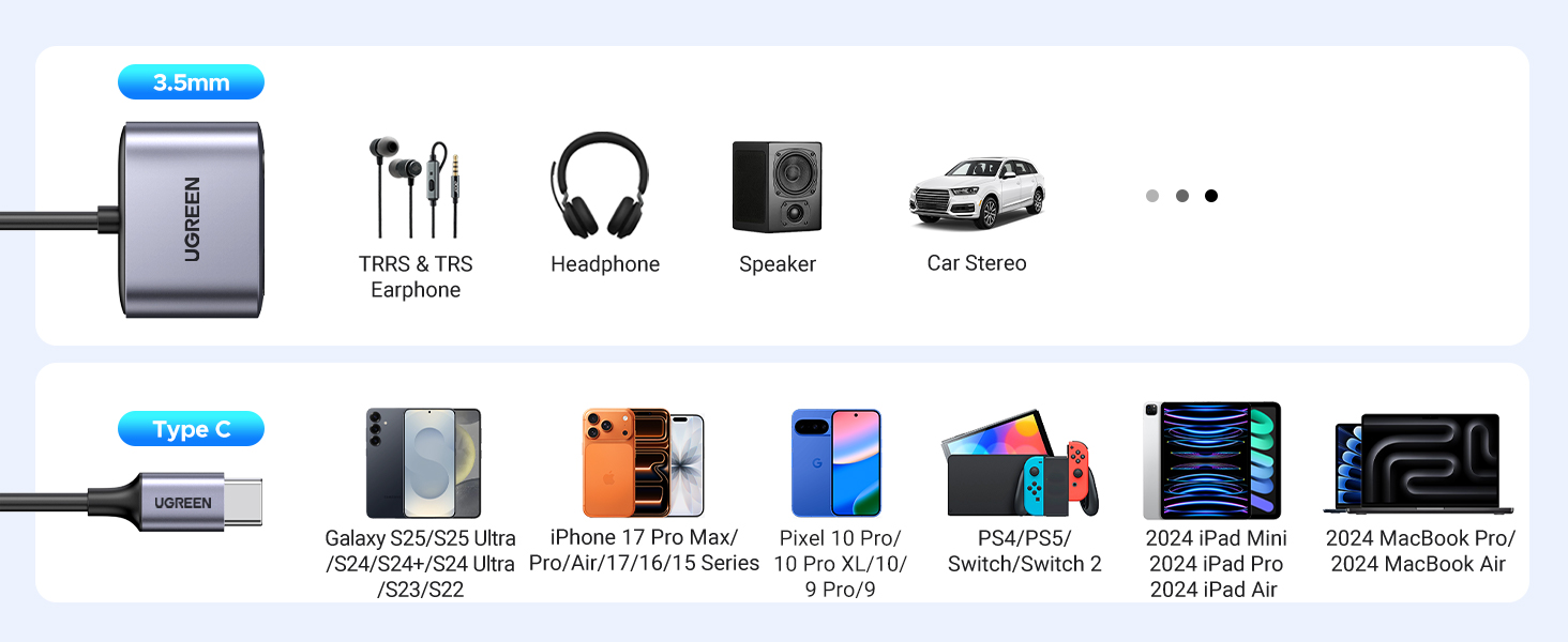 USB C to 3.5mm Audio Adapter