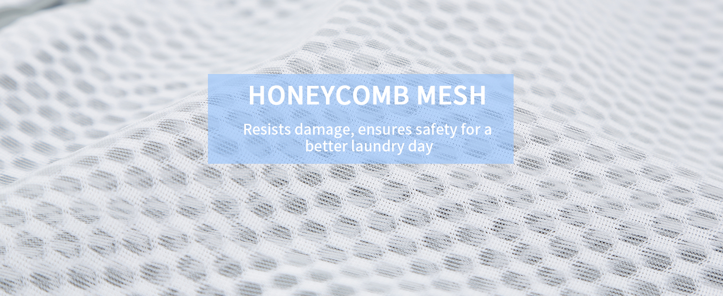These mesh laundry bags for delicates combine breathability and protection