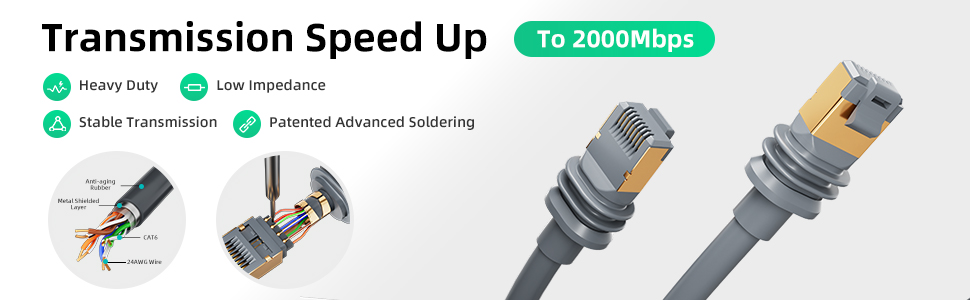 Transmission Speed Up To 2000 Mbps