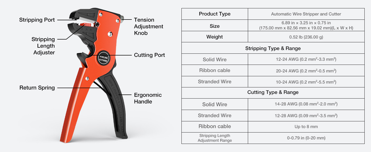 Ideal for DIY enthusiasts, electricians, or repair technicians.