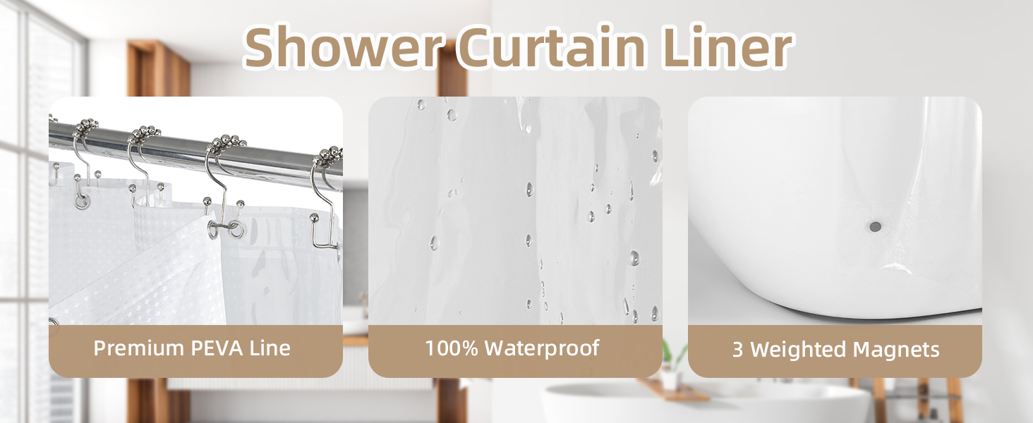 peva shower curtain liner