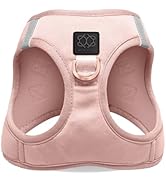 The DOGISTRY - SoHo Dog Harness - Blush Pink - Award-Winning Luxe No-Pull Design - Crafted for St...