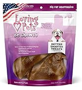 Loving Pets - Be Chewsy Pig Ear Alternative for Dogs Pig Ear Dog Treats for Small, Medium & Large...