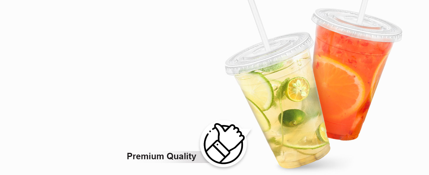 plastic cups with lids