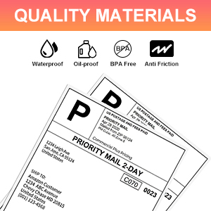 4x6 thermal labels