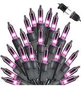 Toodour Purple Halloween Lights, 75ft 300 Count Incandescent String Lights | UL Certified Connect...