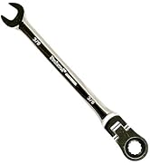 Proferred T44012 Flex Ratcheting Combination Wrench, Chrome Finish, 3/8"