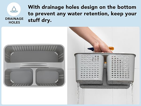 drainage holes