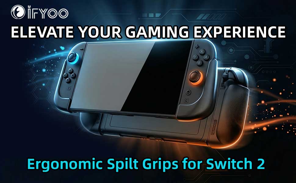 IFYOO NexGrip Ergonomic Grip Set for Nintendo Switch 2 Joycons