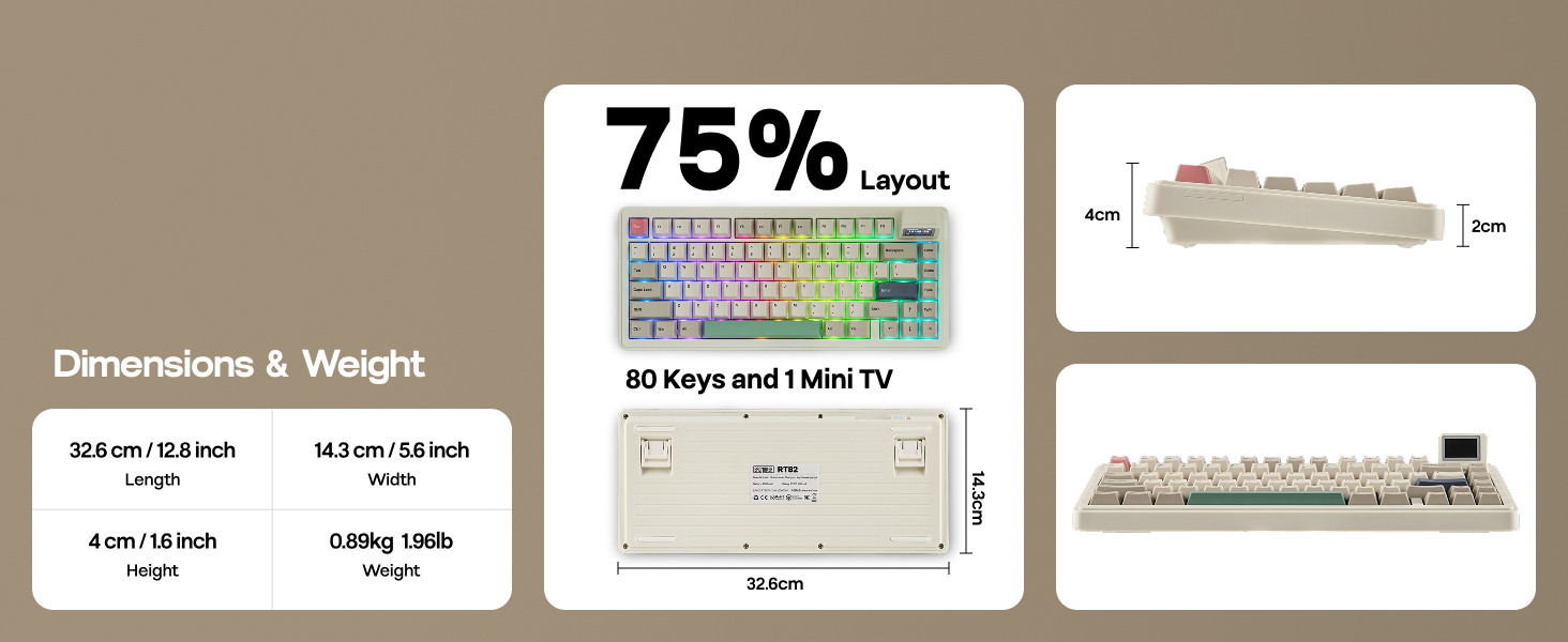 RT82 Wireless Gaming Keyboard