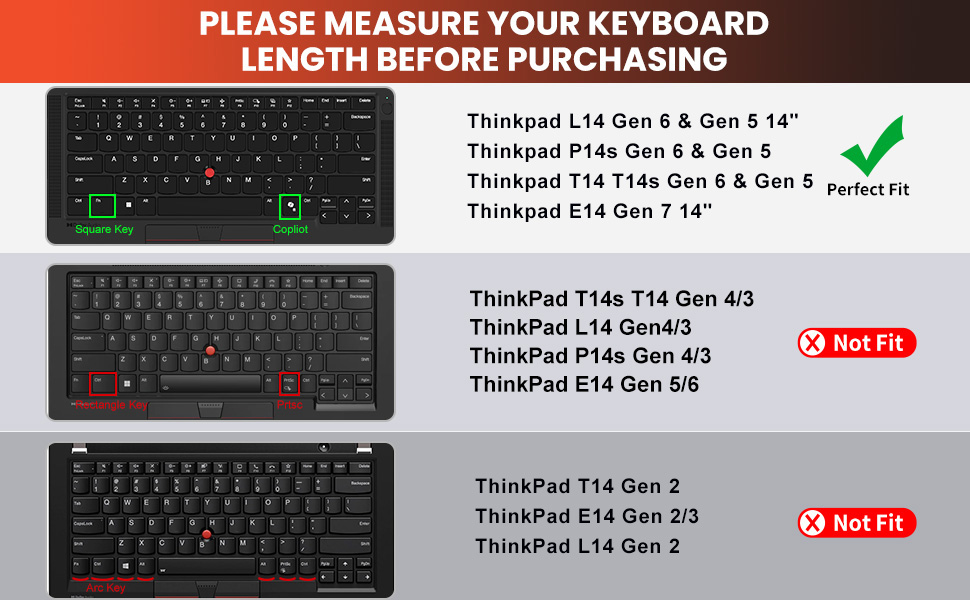 lenovo laptop keyboard cover