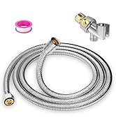 Shower Hose for Handheld High Pressure Shower Heads, 79" Extra Long Shower Hose, Built-in Explosi...