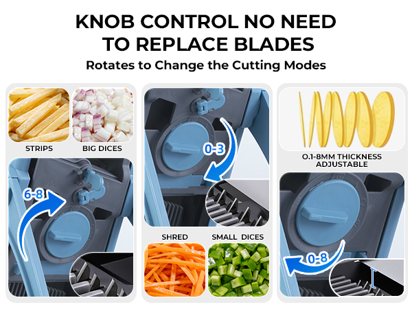 KNOB CONTROL NO NEED TO REPLACE BLADES