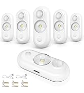 FLETERGIB LED Motion Sensor Puck Lights, Rechargeable Magnetic LED Closet Light, Dimmable Stick O...