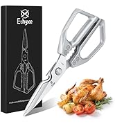 Ethyxe Kitchen Scissors All Purpose - Heavy Duty Poultry Shears, Ultra Sharp Japanese Steel Cooki...