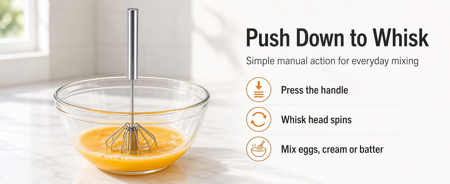 Semi Automatic Whisk