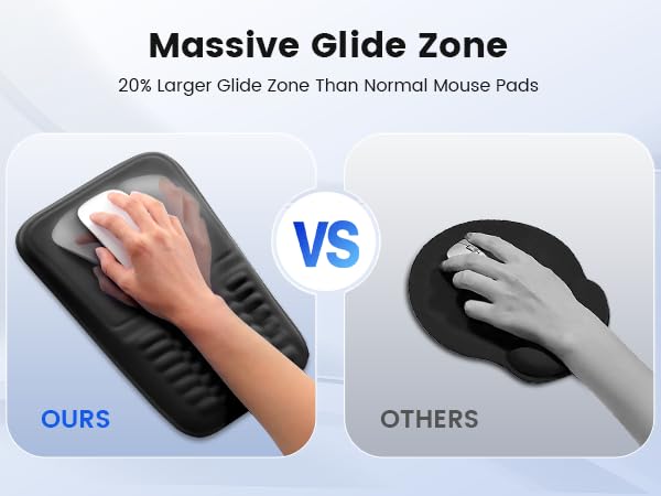 mouse pad with wrist rest mouse pads for desk ergonomic gaming mouse pad with wrist support