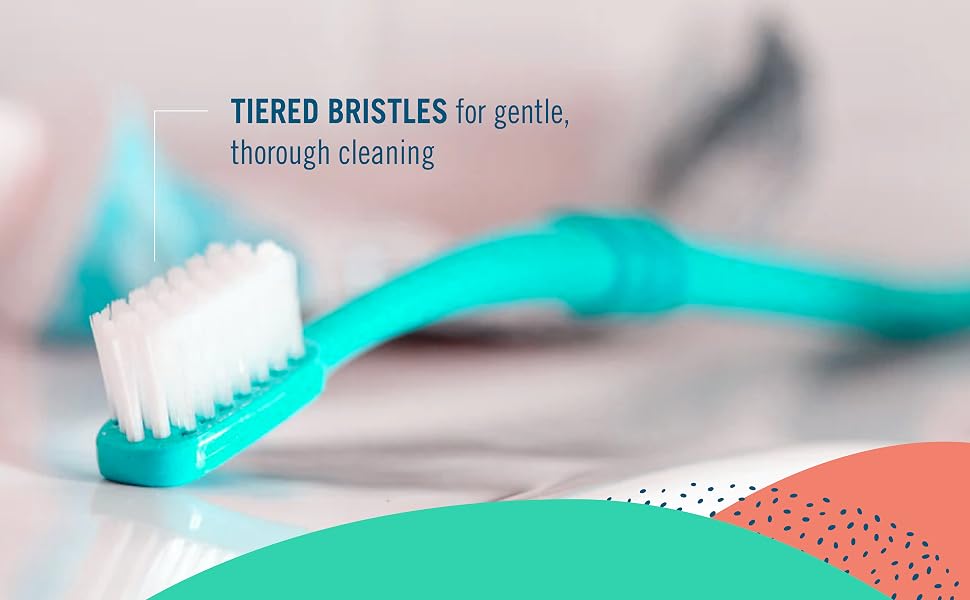 tiered bristles