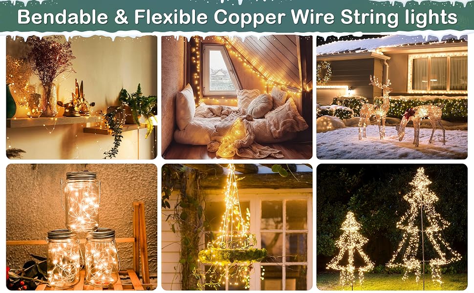 copper wire lights