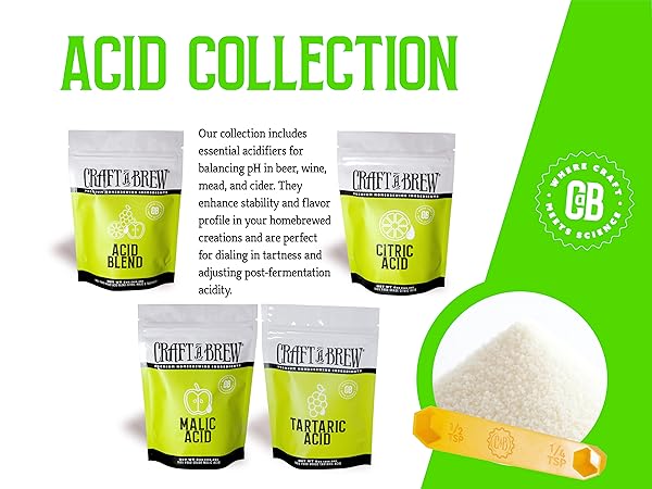 Craft a Brew, Acids Collection, Elevate Your Brewing