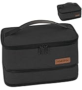 HOMESPON Expandable Lunch Bag for Men Women Insulated Lunch Box Holder with Handle for Picnics Wo...