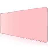 Dapesuom Large Mouse Pad, Extended Gaming Mouse Mat with Stitched Edges, Full Size Desk Mats with...