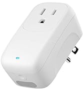 Broadlink Smart Plug, Wi-Fi Timer Adapter with Dimmable Night Light, 15 amp Outlet, Works with Al...