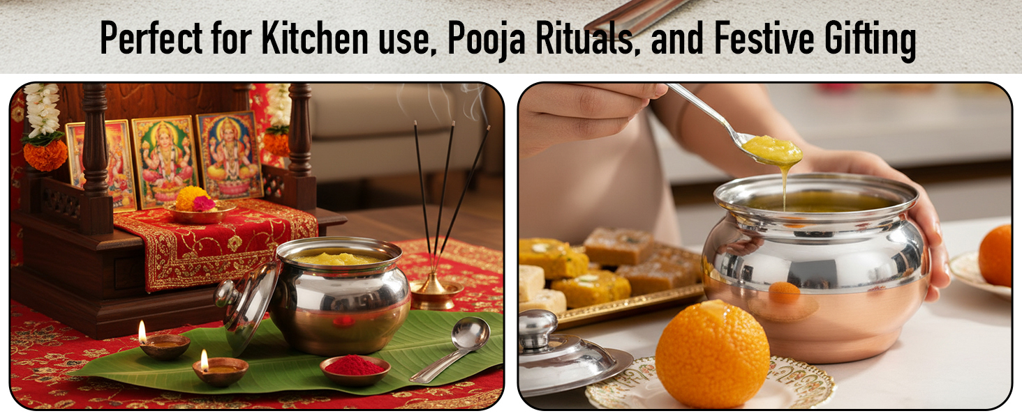 stainless steel ghee container ghee storage container salt jar with spoon coconut oil container