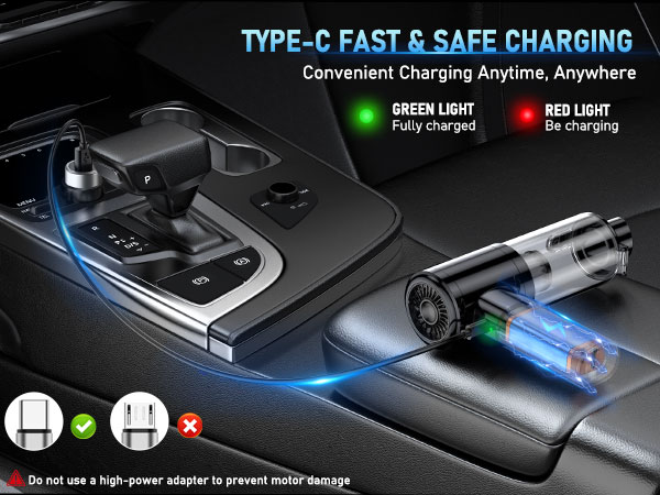 Car Vacuum Portable Cordless