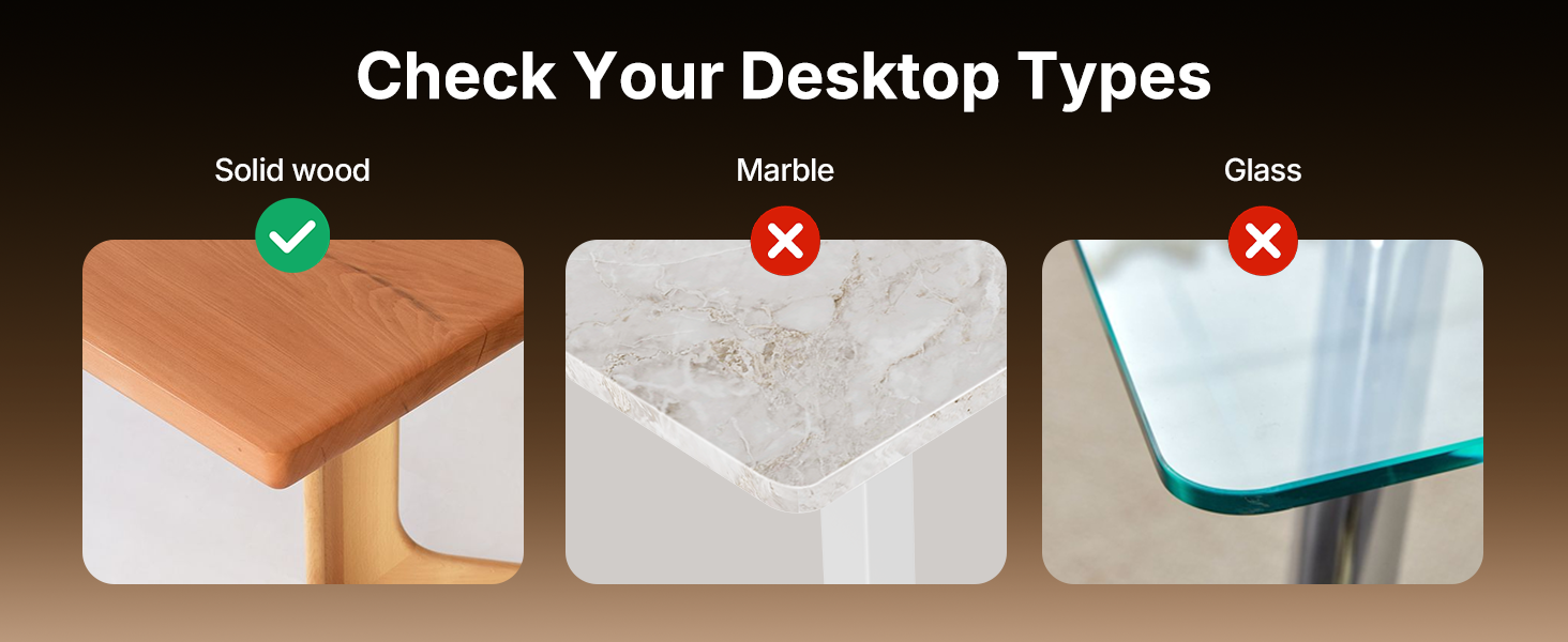 check your desktop types