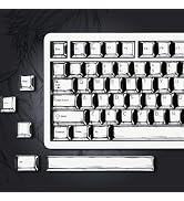 Retro Anime PBT Keycaps-Cherry Key Cap, Manga Japanese Theme Keycaps 60 65 75 100 Percent, 5 Side...