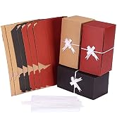 MPFY- Gift Boxes, 10 Pack, 9 X 4.5 X 4.5 Inch, Assorted Color, Gift Boxes with Lids, Cardboard Gi...