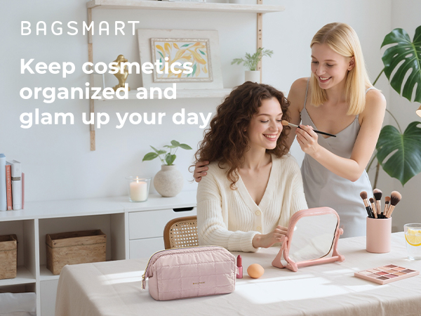 Keep cosmetics organized and glam up your day