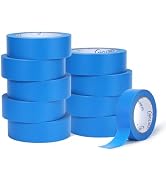 SEBETOW 10 Rolls Painters Tape 1.41 inch Bulk Painter Tape Blue Wide Roll, Blue Masking Tape, 1.4...