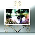 gold plate stand