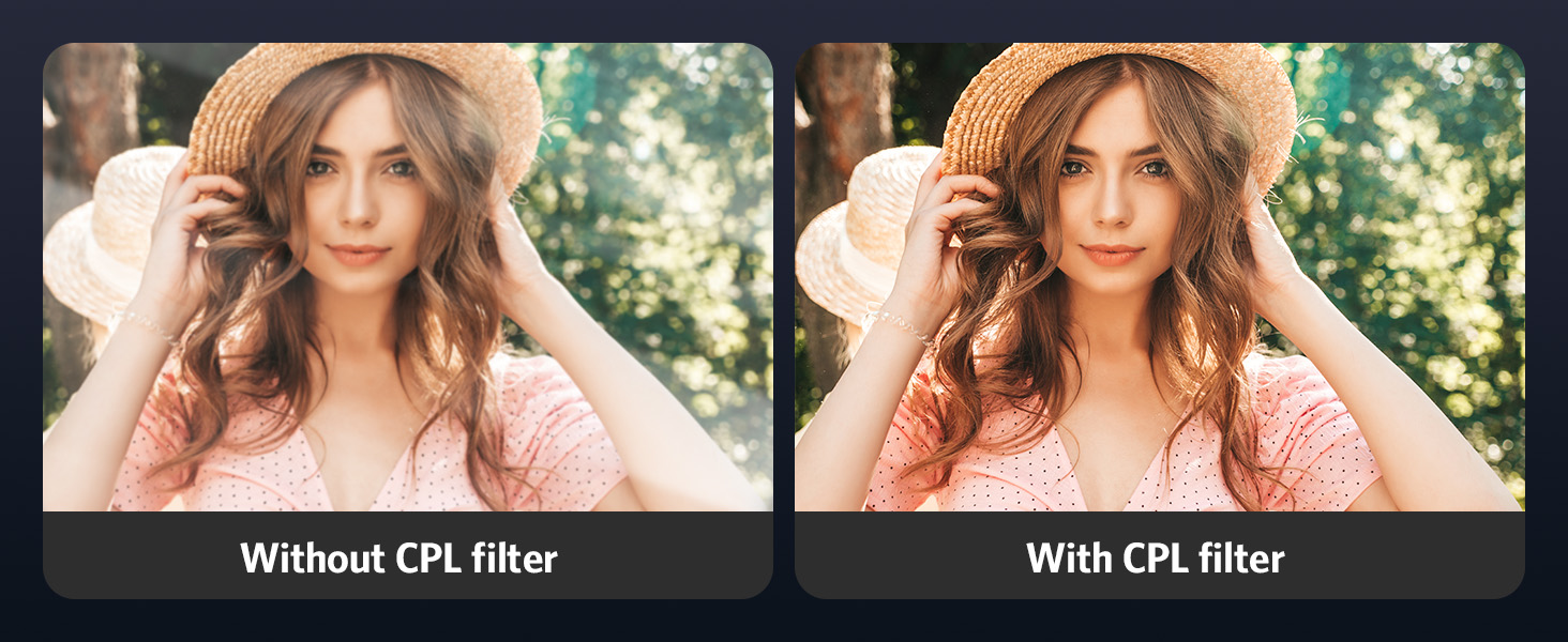 52MM Clip-on CPL Phone Camera Lens Filter