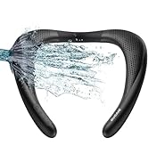 Neckband Speaker, BUGANI Wireless Neck Bluetooth Speaker True 3D Stereo Sound, Lightweight Person...