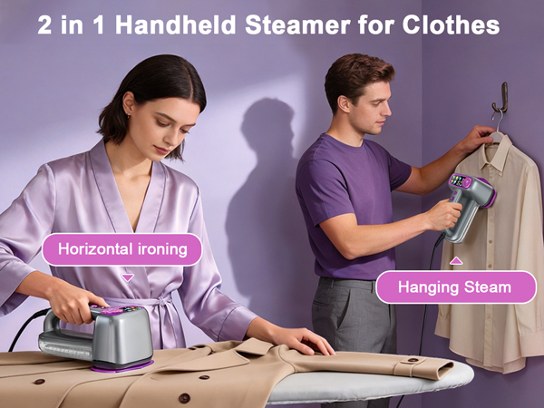 2 in 1 steamer and iron