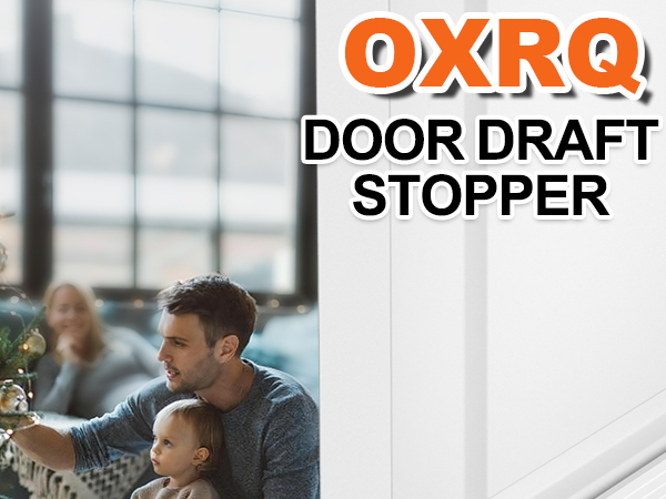 OXRQ Door Draft Stopper for Bottom of Door Door Sweep for Exterior Interior Doors