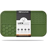 Pup Culture Dog Lick Mat for Dogs, Feeding Pad for Anxious Pets Plus 4 Different Puzzles for Ment...