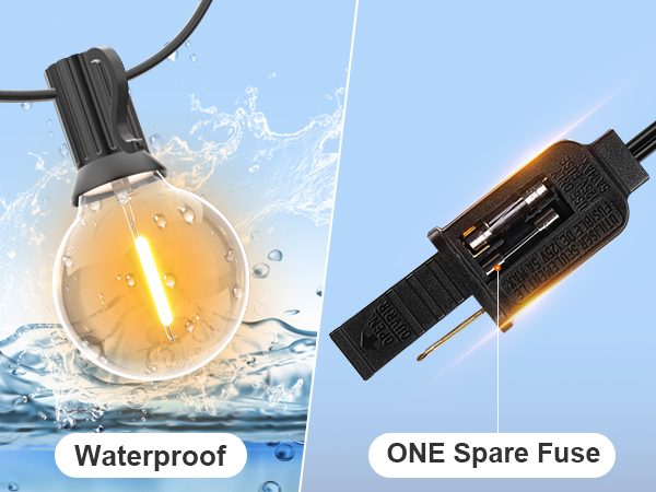 waterproof string lights