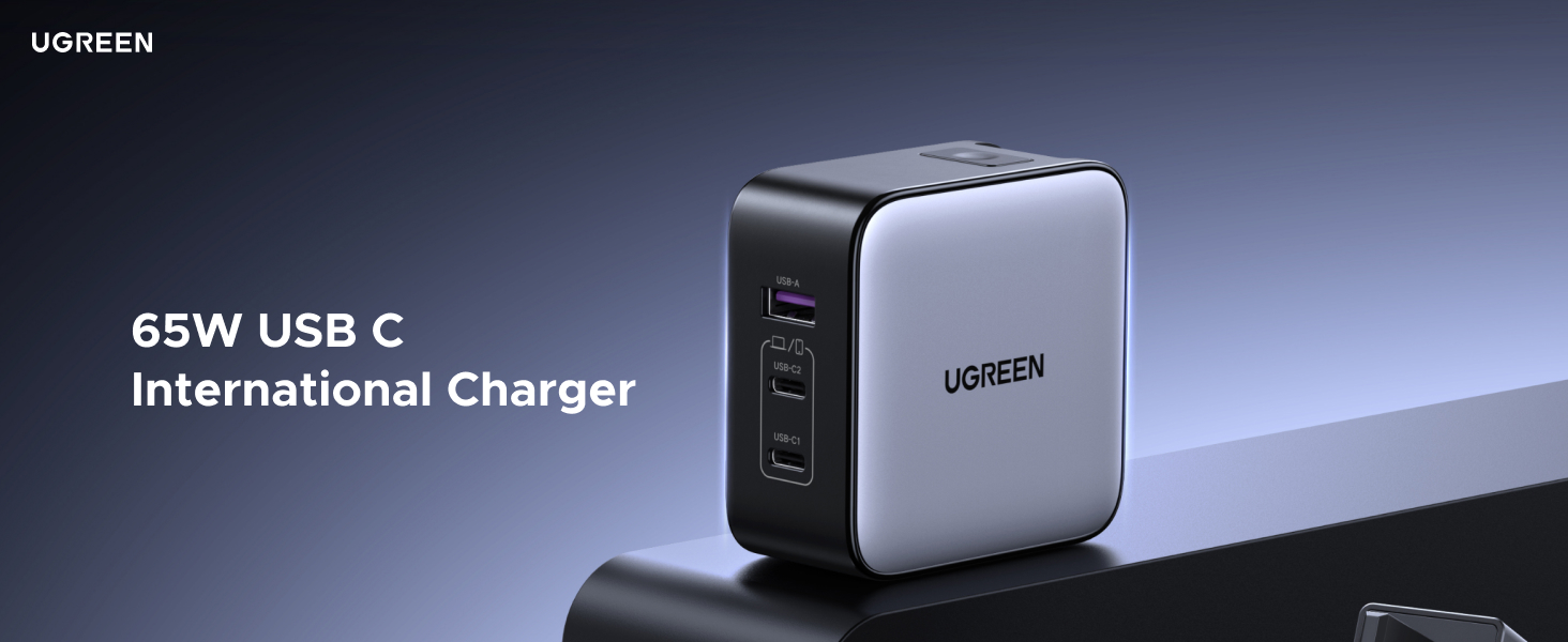 UGREEN 65W USB C Travel Adapter Charger