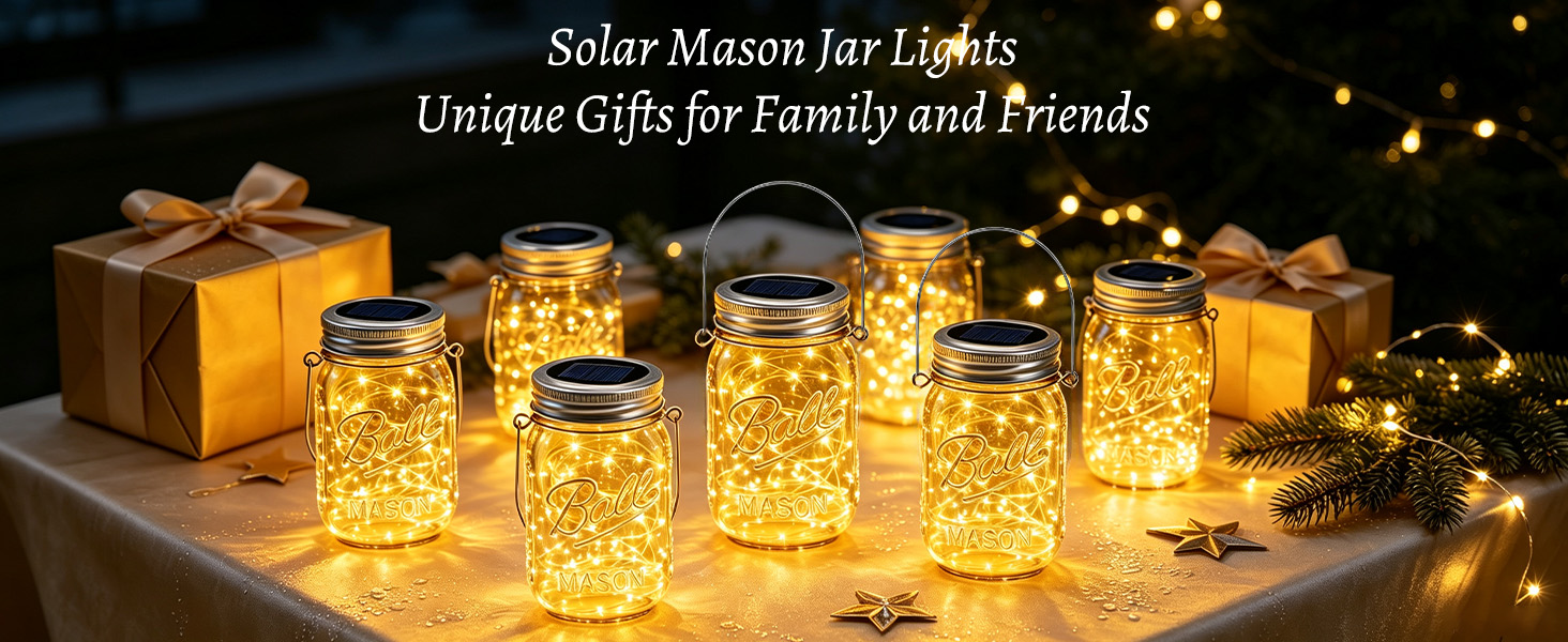 mason jar solar lights