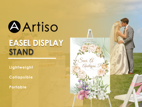 Easel Stand for Wedding Sign Stand