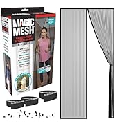 Magic Mesh Elite- More Durable Magnetic Screen Door, Reinforced Seam, Strong & Hidden Magnets- Ke...