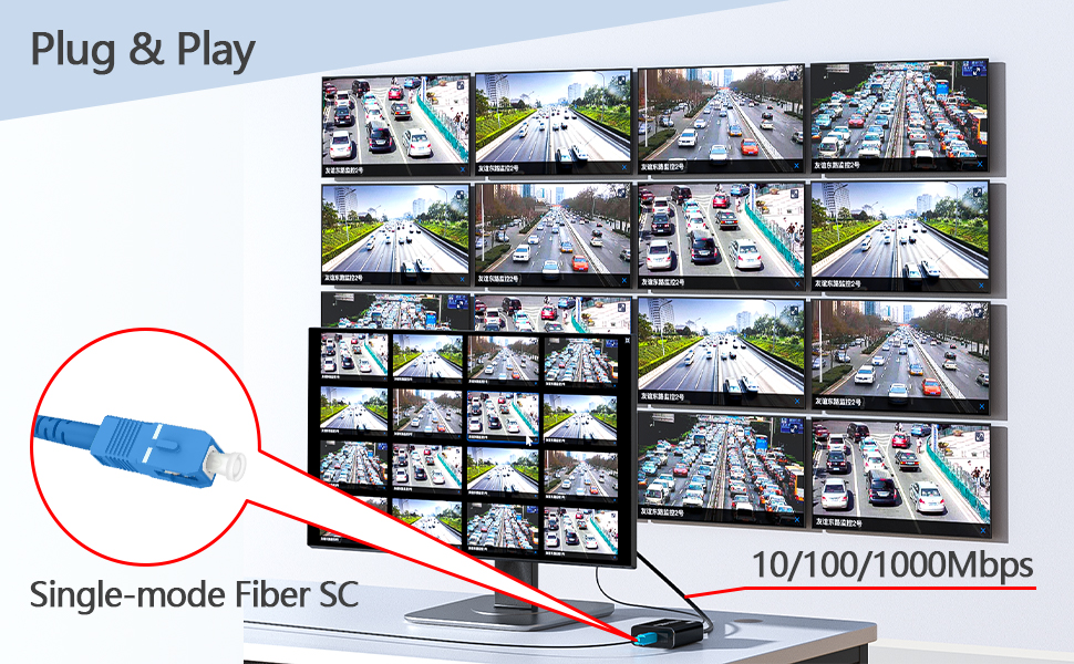 Gigabit Fiber Media Converter