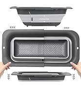 ROTTOGOON Collapsible Colander Strainer, Expandable Over the Sink Colander for Kitchen, Adjustabl...