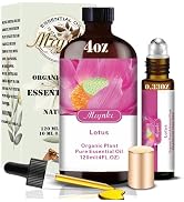 Lotus Essential Oil-Lotus Fragrance Oil 4.33oz (130ml)-100% Pure Natural Scent for Diffusers, Can...